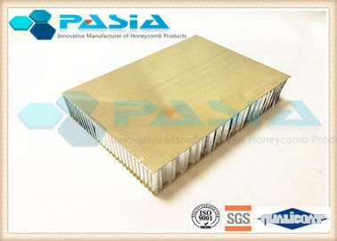 China Surface Plate Brushed Aluminum Honeycomb Panels 5mm / 12mm / 25mm Thickness supplier